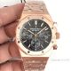 Swiss 7750 Replica Audemars Piguet Royal Oak Rose Gold Chronograph Dial Watches (4)_th.jpg